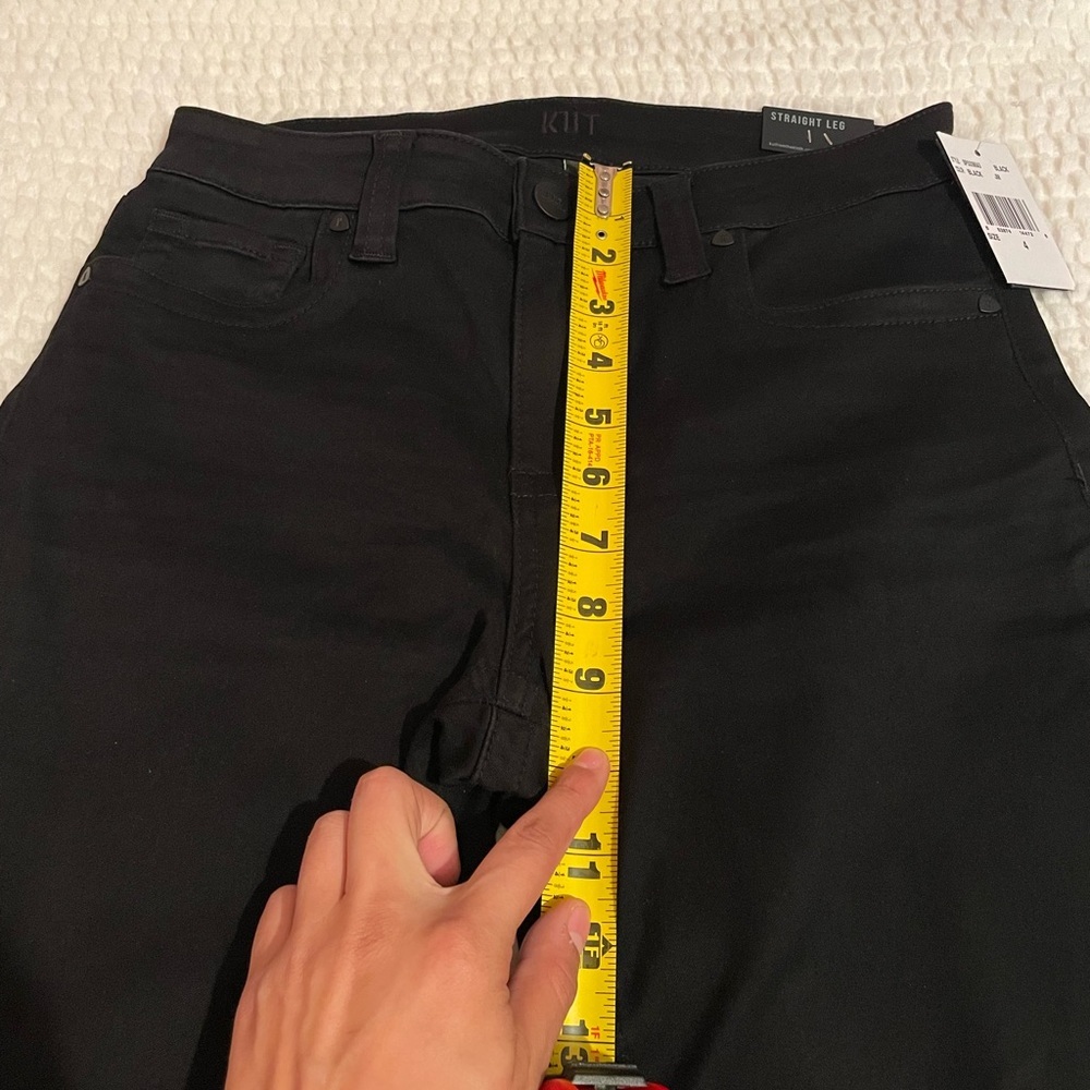 Kut from the Kloth | Stevie Mid Rise Straight Leg Jeans | Black Jeans | NWT - Picture 14 of 14